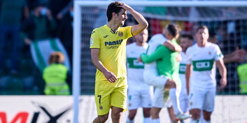 Tổng số bàn thắng trận đấu Elche vs Villarreal: 2 ½ 