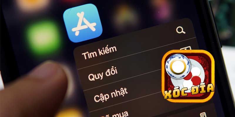 Mở App Store - Tìm kiếm game xóc đĩa offline IOS