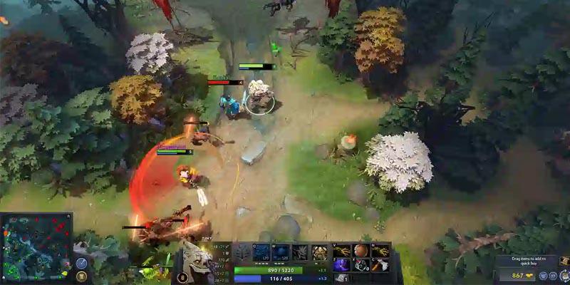 Lựa chọn mode khi tham gia Dota