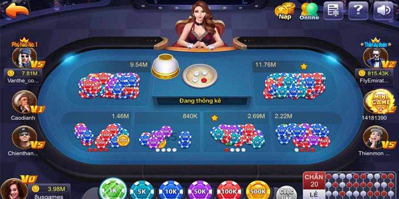 Tổng quan thông tin luật chơi game xóc đĩa rút tiền